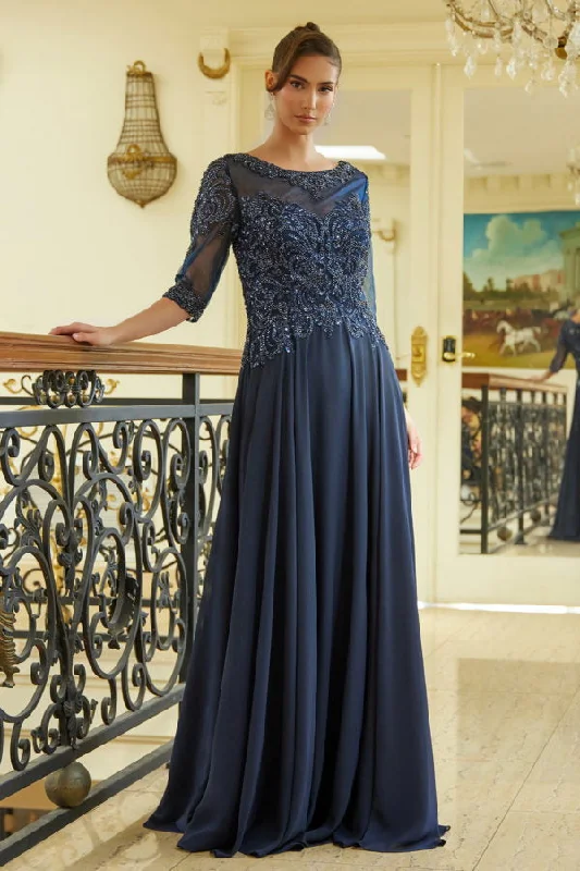 Strapless tulle wedding dresses for a fairy - tale feel​ Long Formal A Line Modest Mother of the Bride Dress