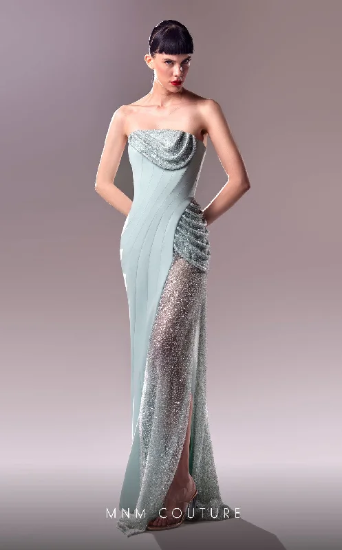 Trumpet - style wedding dresses with a train MNM Couture G1613 Long Formal Beaded Mesh Prom Dress Trumpet - style wedding dresses with a train MNM Couture G1613 Long Formal Beaded Mesh Prom Dress