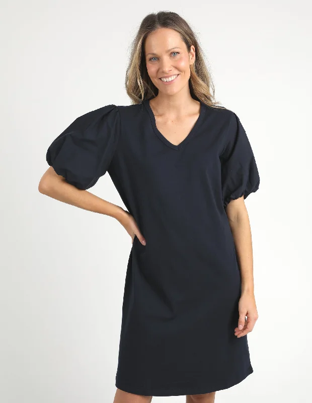 Elm Joy Dress Navy