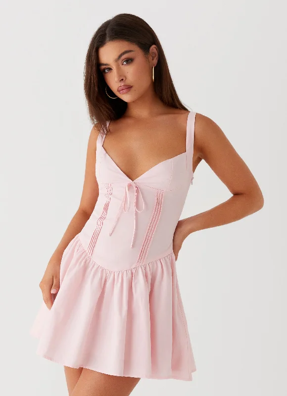 Juno Mini Dress - Pink