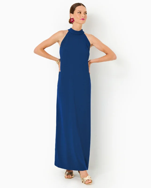 Plus Size Women Dress with a Flattering A - Line Cut for Comfort and Style Plus Size Women Dress with a Flattering A - Line Cut for Comfort and Style ALARIC MAXI DRESS