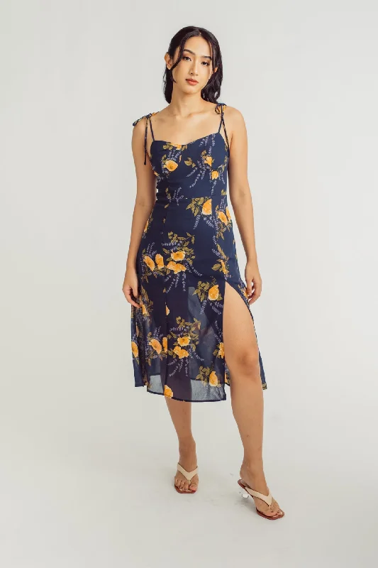 Little Black Women Dress with Sequins for a Glamorous Night Out Little Black Women Dress with Sequins for a Glamorous Night Out Nellah Blue Floral Print Shaped Bust Sleeveless Self Tie Midi Dress