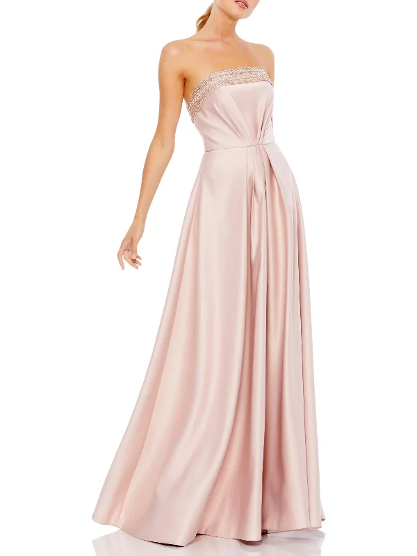 Shift Women Dress with a Simple and Classic Design for Everyday Wear Shift Women Dress with a Simple and Classic Design for Everyday Wear Womens Satin A-Line Evening Dress