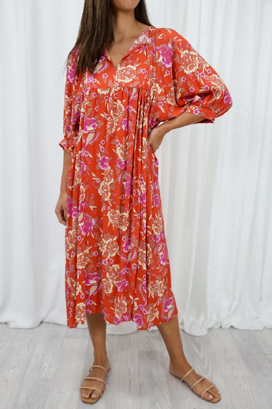 draft-Orange Floral