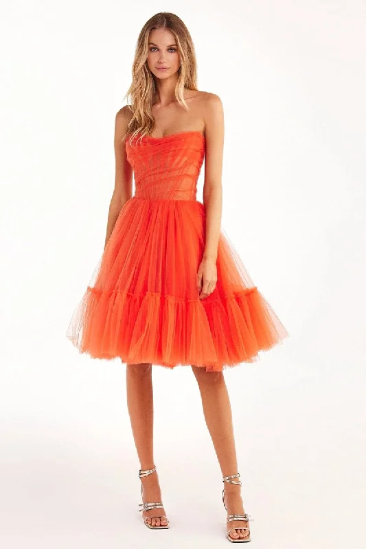 Ellee Strapless Tulle Mini Dress